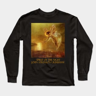 Spirit of the Night by John Atkinson Grimshaw Long Sleeve T-Shirt